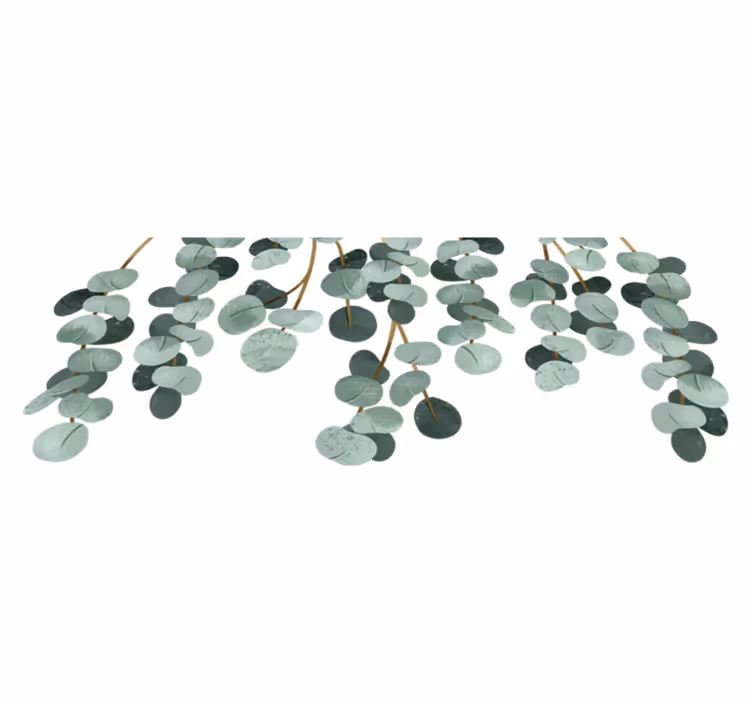 Bedroom carpet with hanging plants design - TenStickers