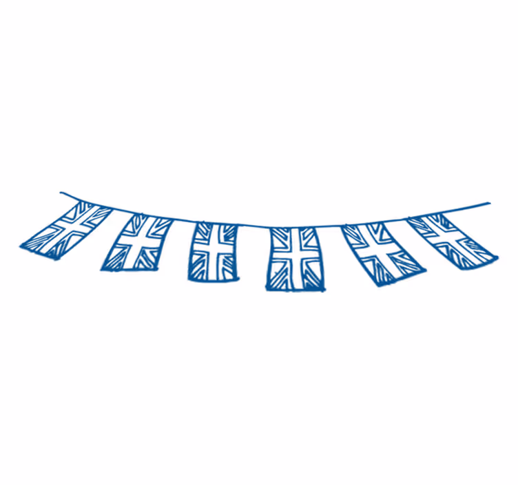Bedroom carpet uk flag vinyl - TenStickers