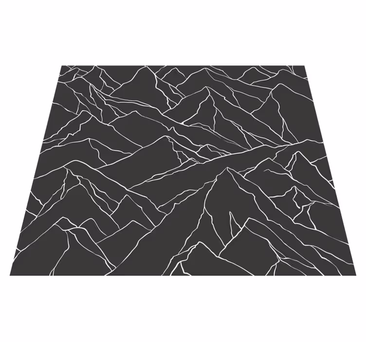 Office carpet mountain silhouette - TenStickers