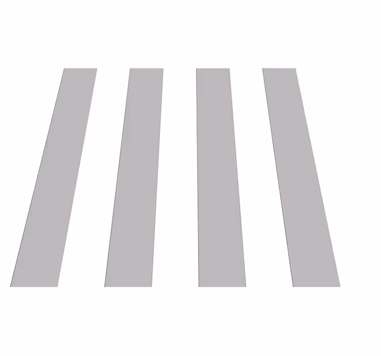 Office carpet in grey and white stripes - TenStickers