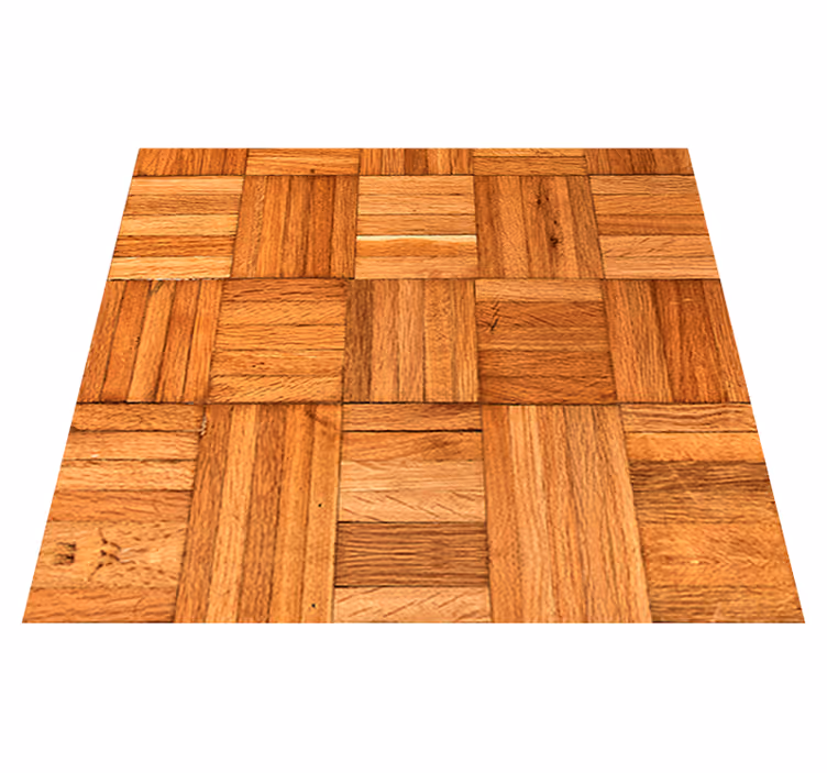 Office carpet - shielded by the wooden weave - TenStickers