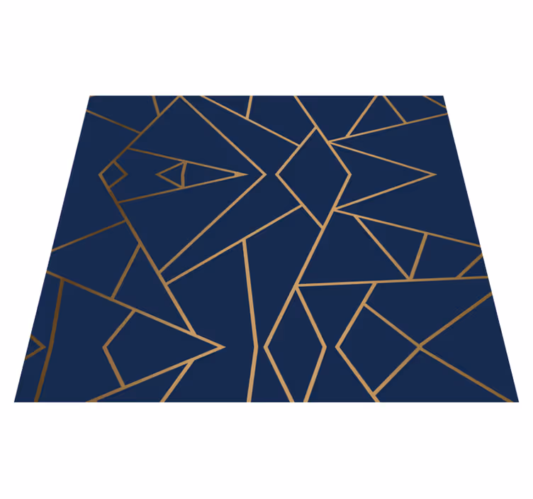 Office carpet with geometric shapes design - TenStickers
