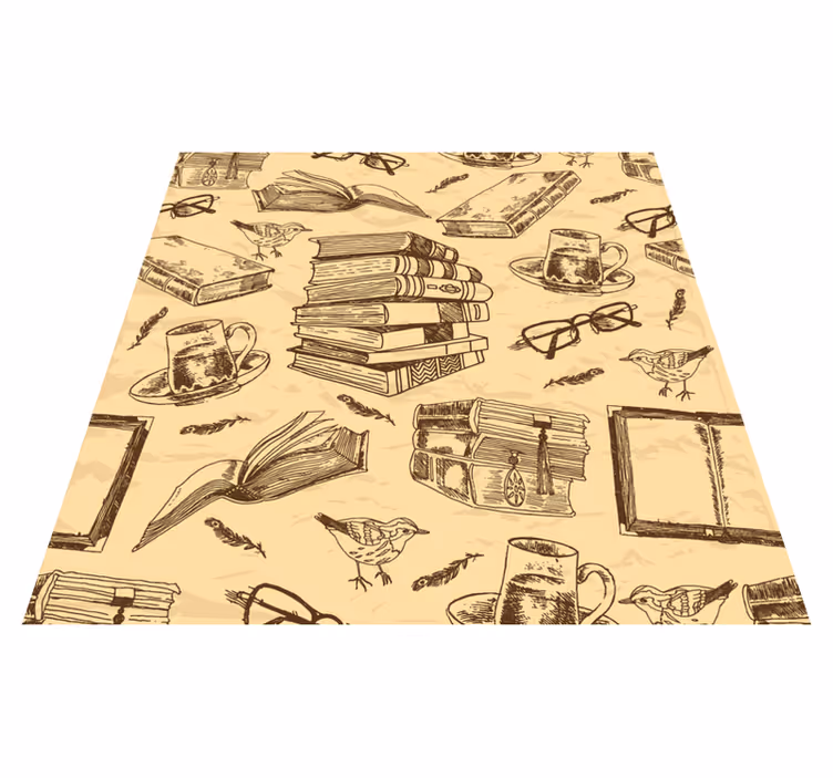 Old library office carpet - TenStickers