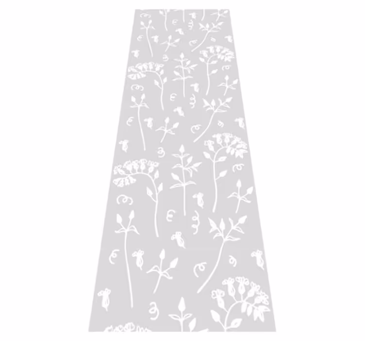 Office carpet with floral designs - TenStickers