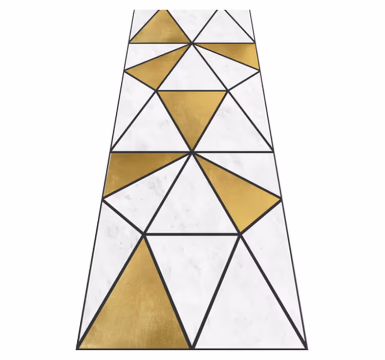 Office carpet with geometric marble design - TenStickers