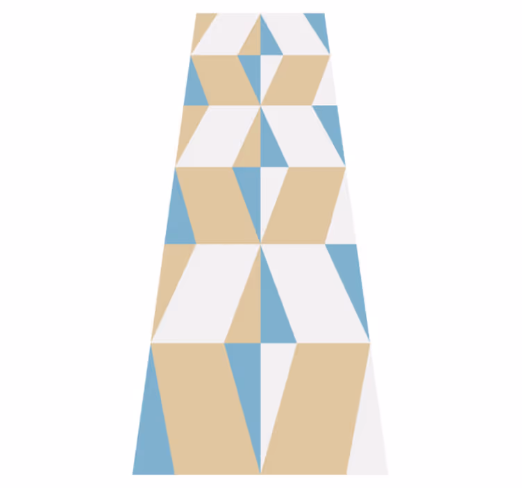 Office carpet with geometric minimalist designs - TenStickers