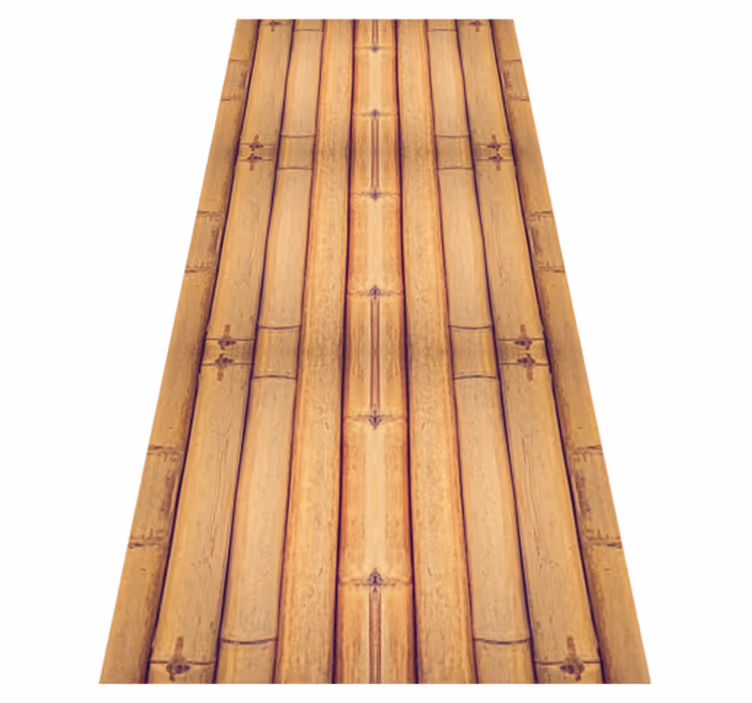 Office carpet with bamboo wood texture effect - TenStickers