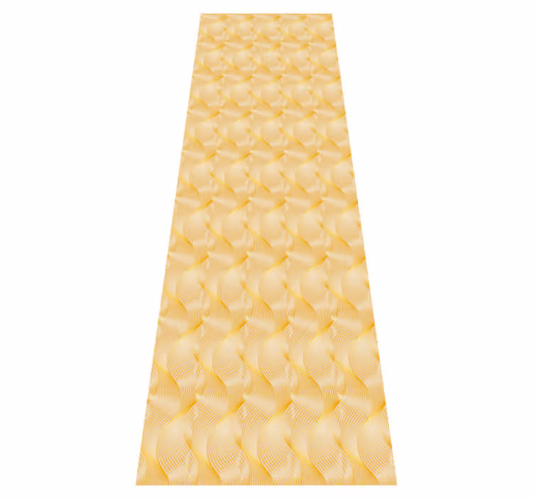 Office carpet gold foil wave illusion - TenStickers