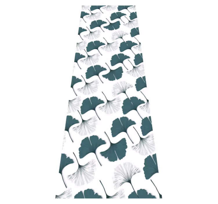 Office carpet ginkgo leaves seamless design - TenStickers