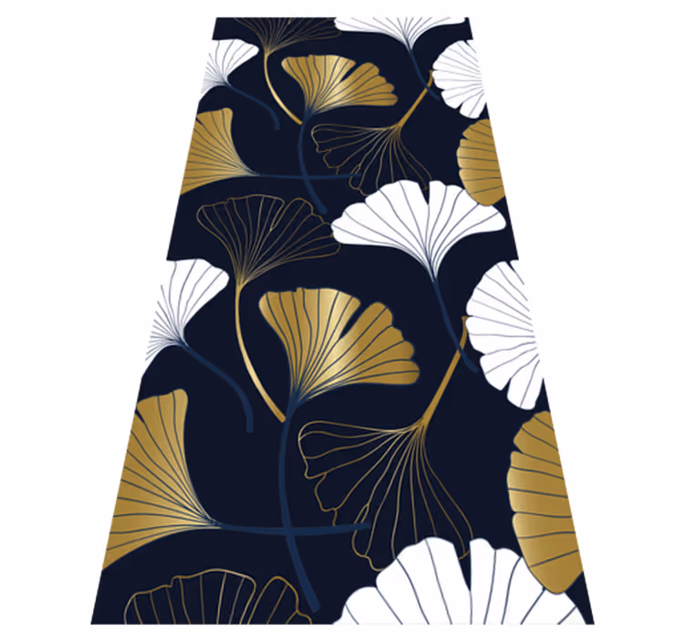 Office carpet with embossed ginkgo leaves design - TenStickers