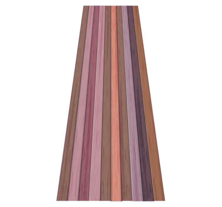 Bedroom carpet in gray and pink wooden texture - TenStickers