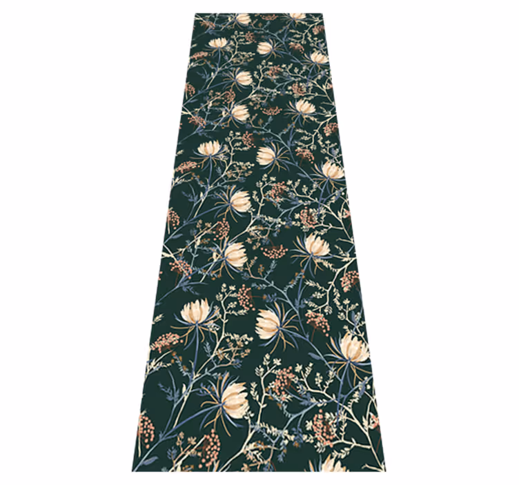 Bedroom carpet in 'restore emerald' style - TenStickers