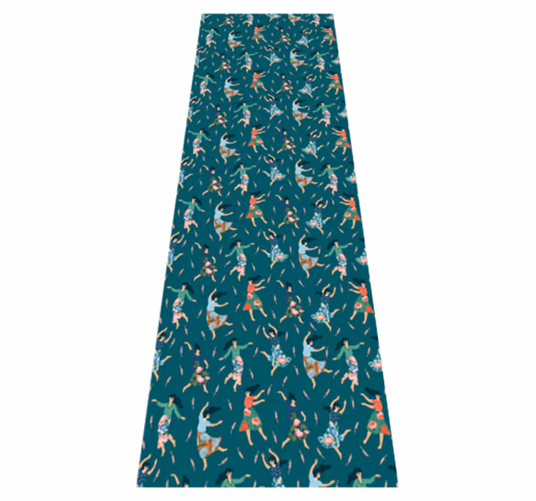 Dancing women with bedroom carpet - TenStickers