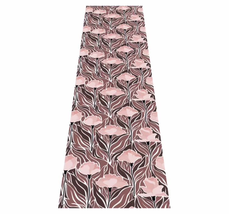 Bedroom carpet with vintage abstract design - TenStickers
