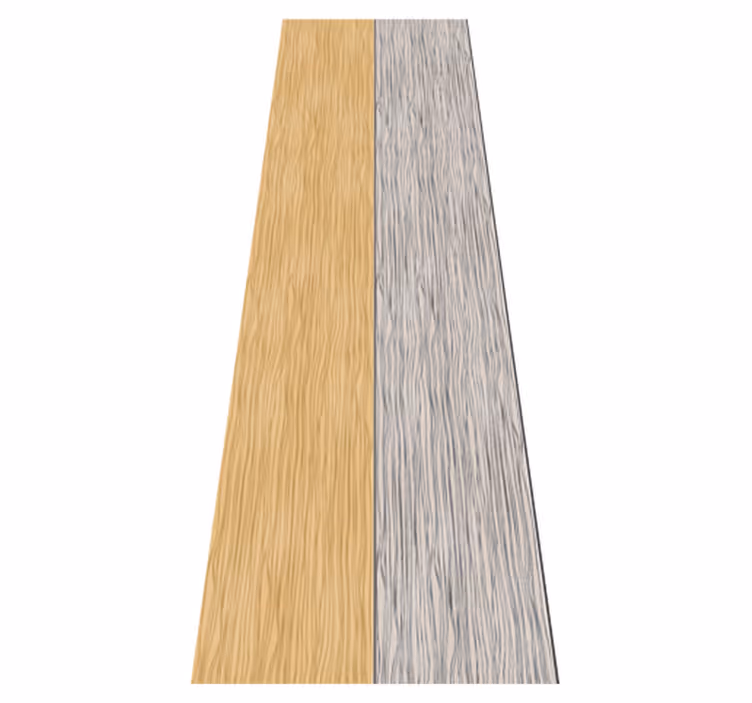 Wooden gray bedroom carpet - TenStickers