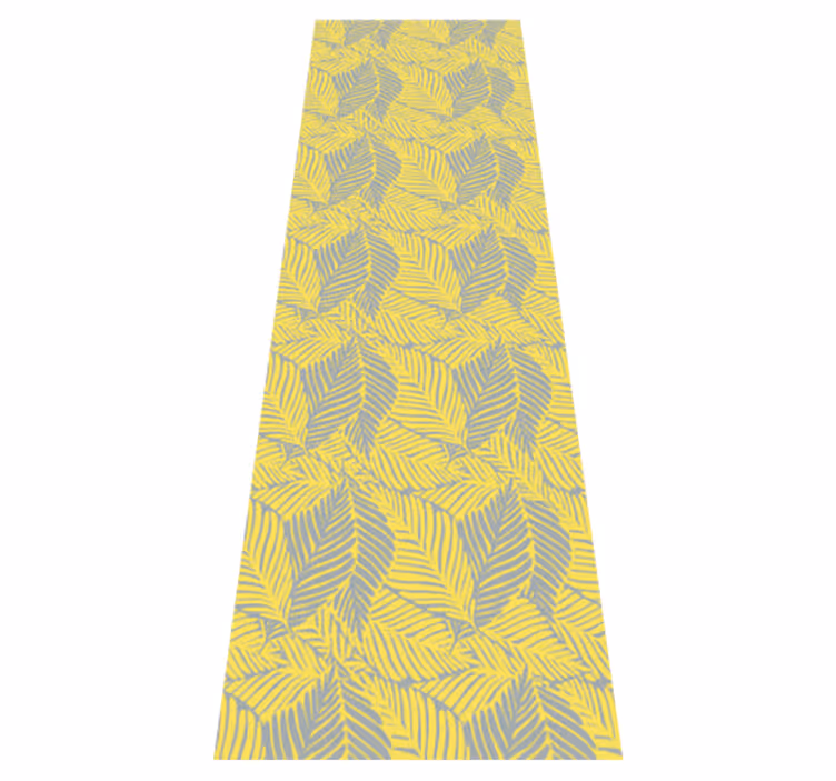 Bedroom carpet in pantone tropical leaves - TenStickers