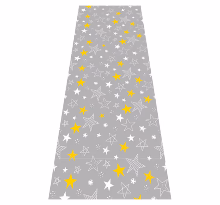Bedroom carpet in pantone stars design - TenStickers