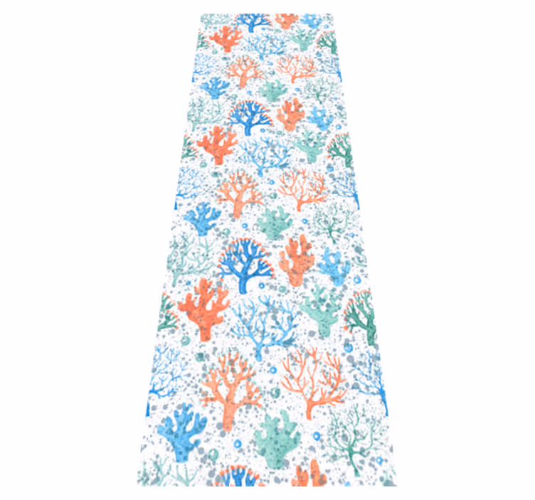 Seaweed splash bedroom carpet - TenStickers