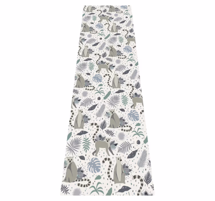 Bedroom carpet nordic lemur design - TenStickers