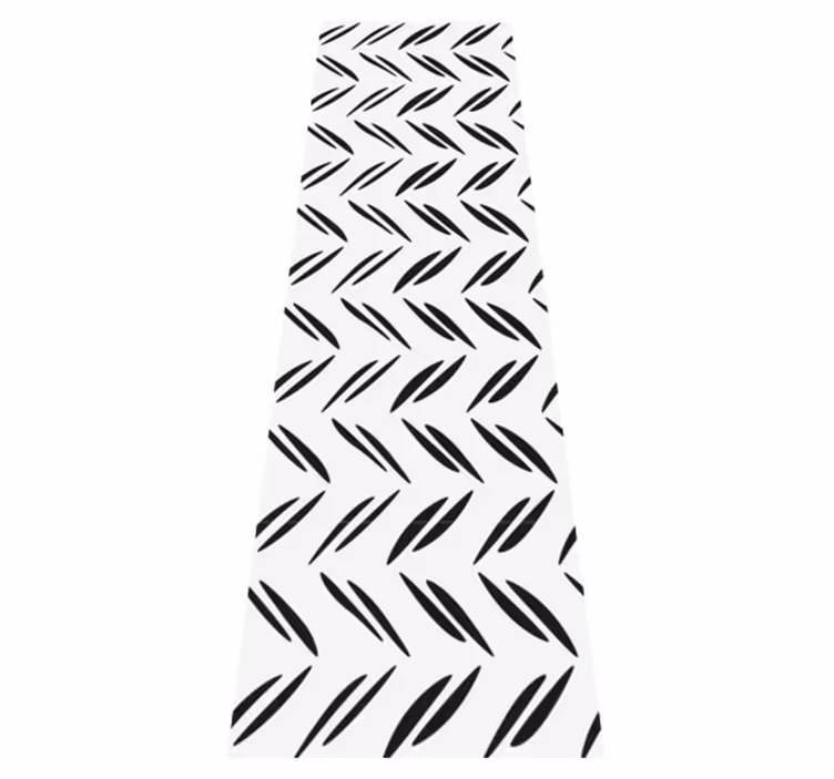 Bedroom carpet with simple varied stripes - TenStickers