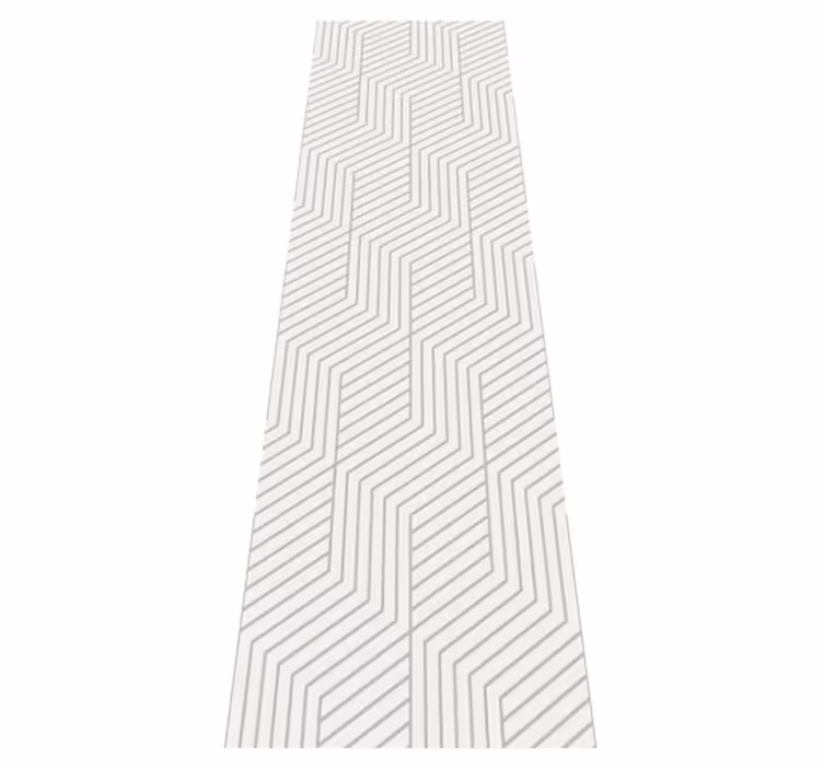 Bedroom carpet with modern octagonal design - TenStickers