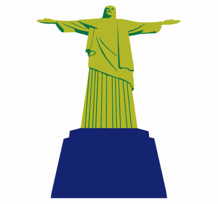 Bedroom carpet christ the redeemer - TenStickers