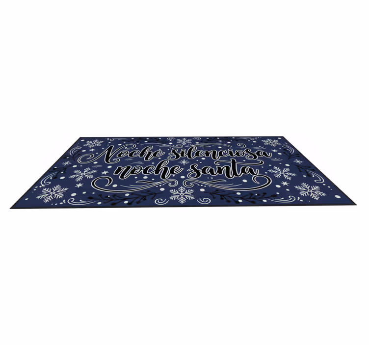 Bedroom carpet silent night holy night - TenStickers