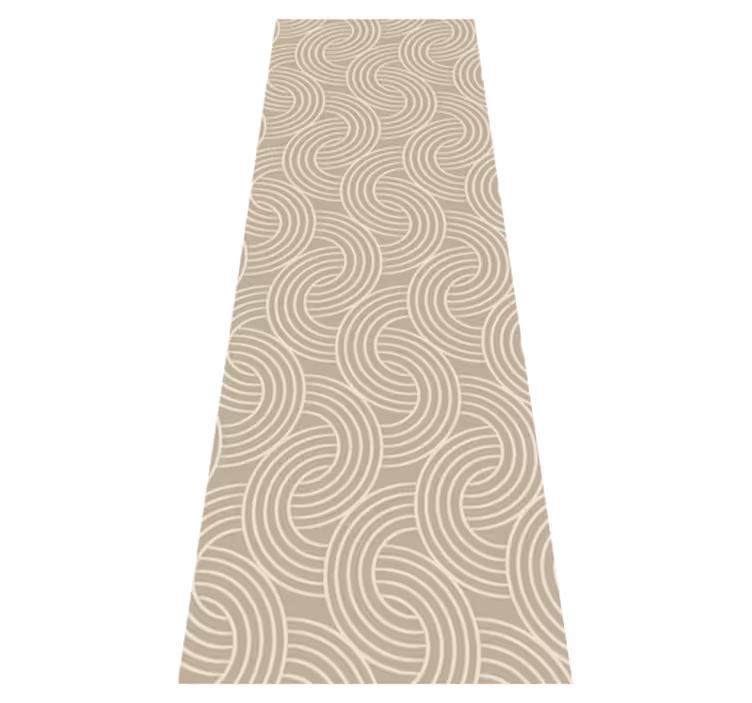 Nordic rug scandinavian minimalist beige design - TenStickers