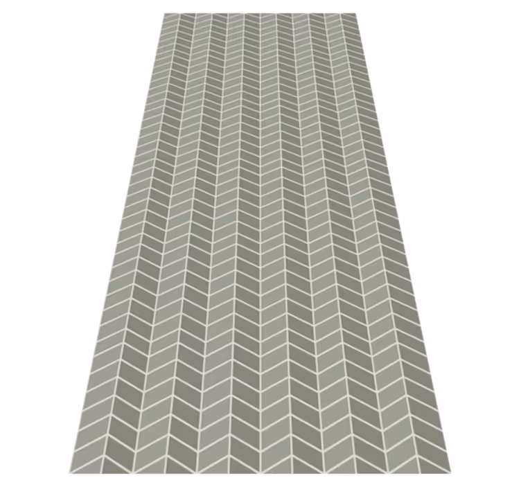Nordic rug in scandinavian pastel green stripes - TenStickers