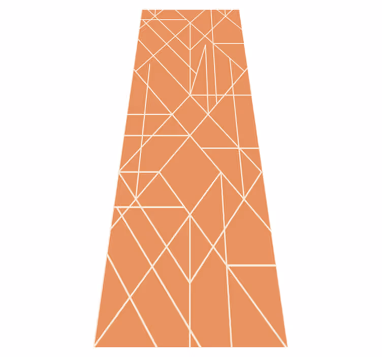 Nordic rug geometric mosaic design - TenStickers