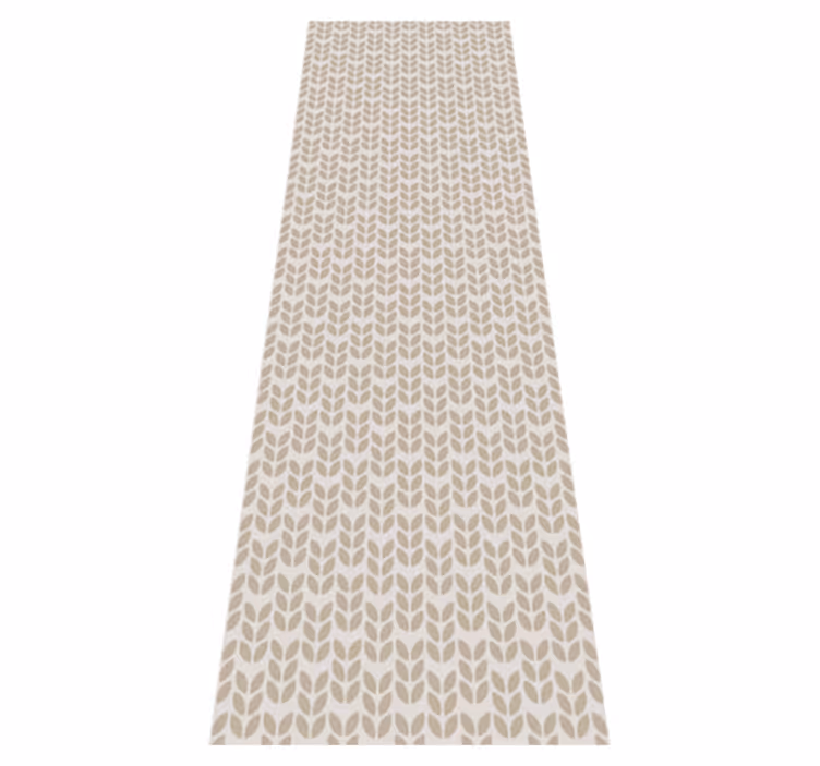 Nordic rug with soft uneven stripes - TenStickers