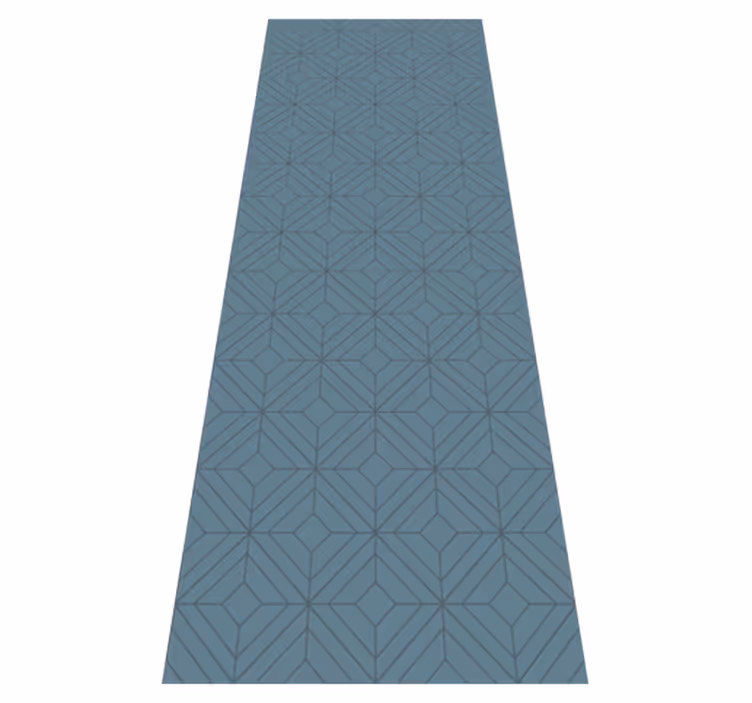 Nordic rug in gray diamond pattern design - TenStickers