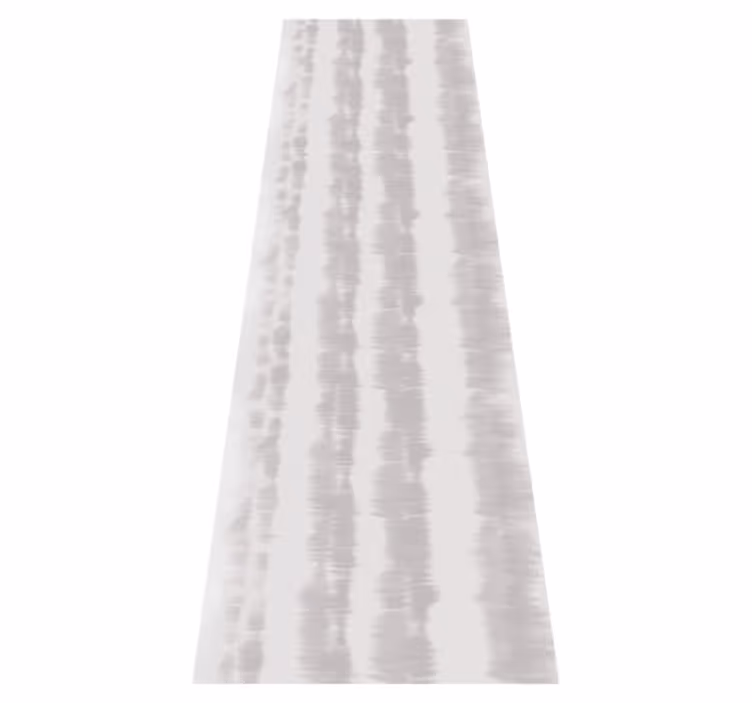 Nordic rug in light gray japandi line pattern - TenStickers