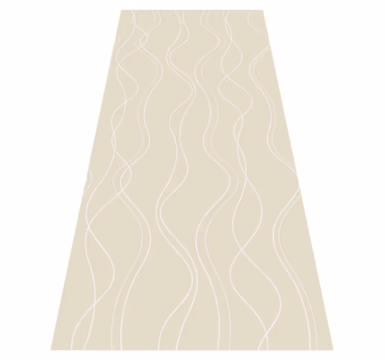 Nordic rug in scandinavian white and beige art pattern - TenStickers