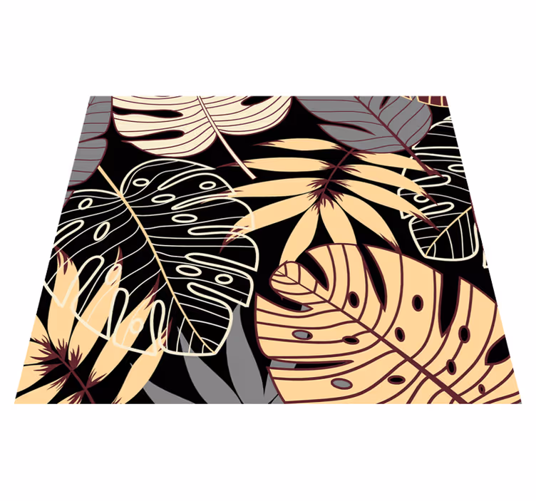 Nature rug vintage tropical jungle wallpaper - TenStickers