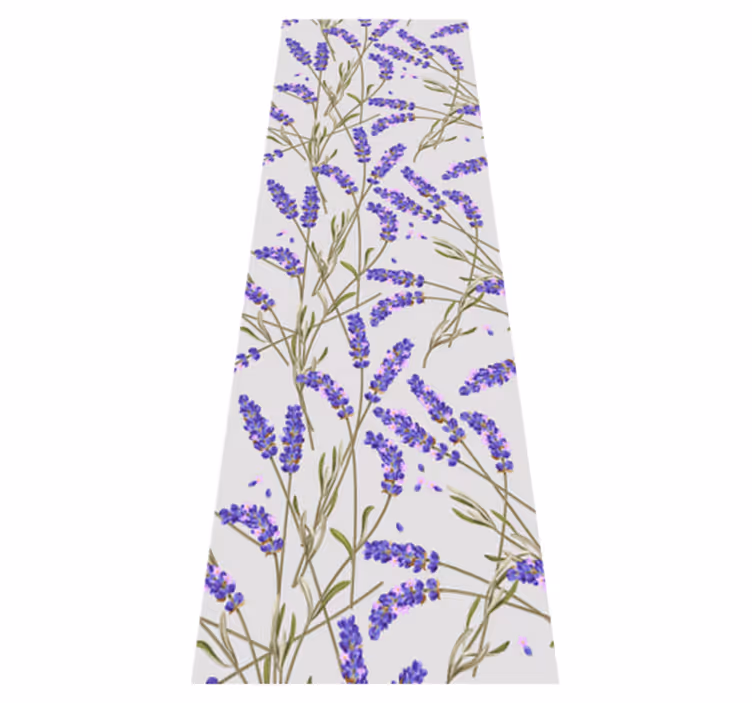 Nature rug provencal lavender design - TenStickers