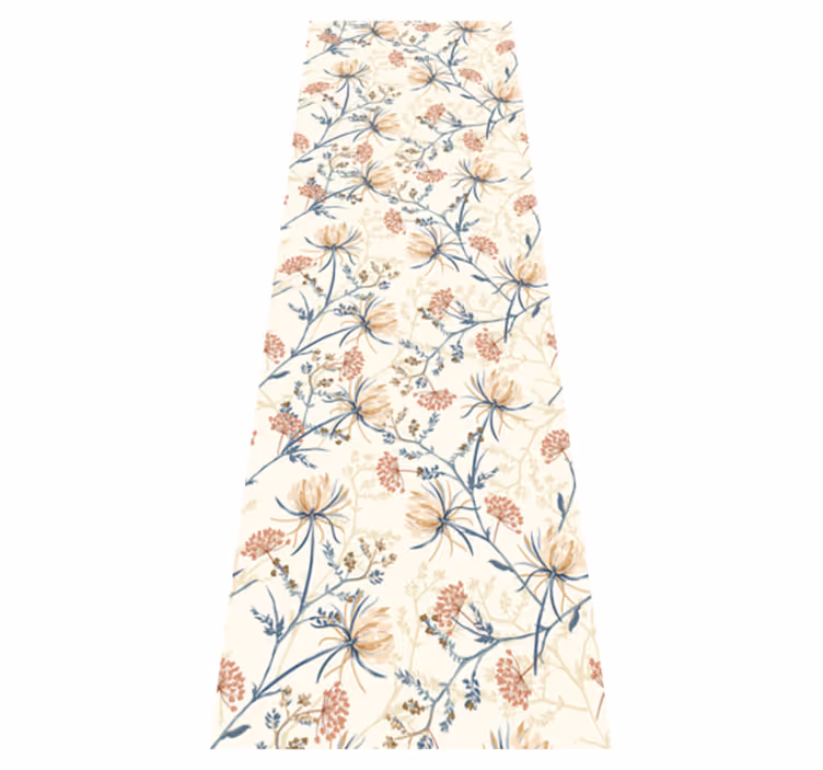 Nature rug vintage floral design - TenStickers
