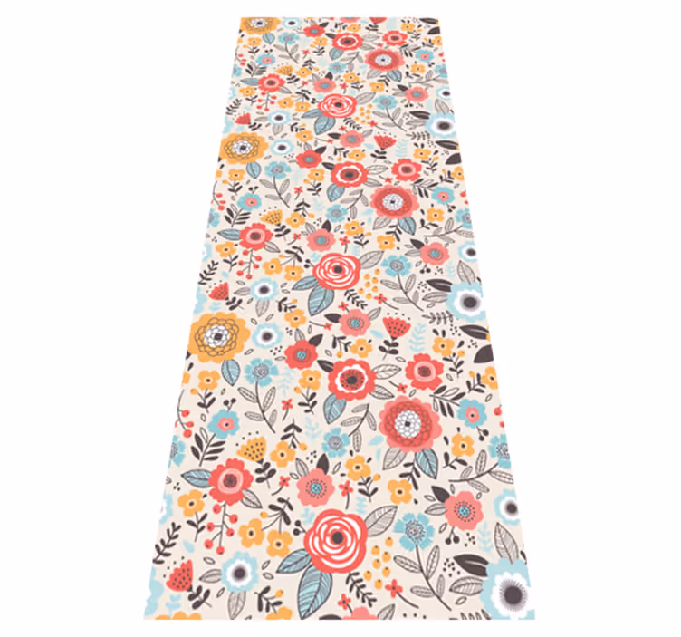 Nature rug flowerprint ditsy design - TenStickers