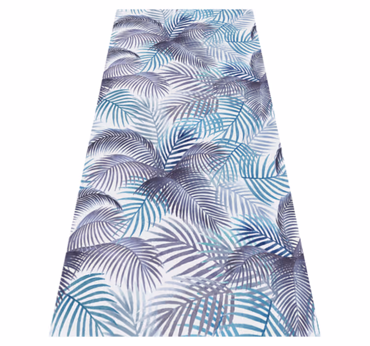 Nature rug palms and leaves - TenStickers