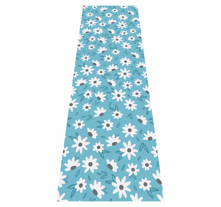 Nature rug with vintage floral design - TenStickers