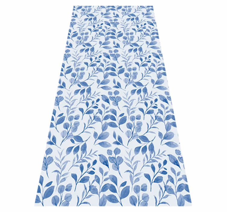 Nature rug faded leaves nostalgia style - TenStickers