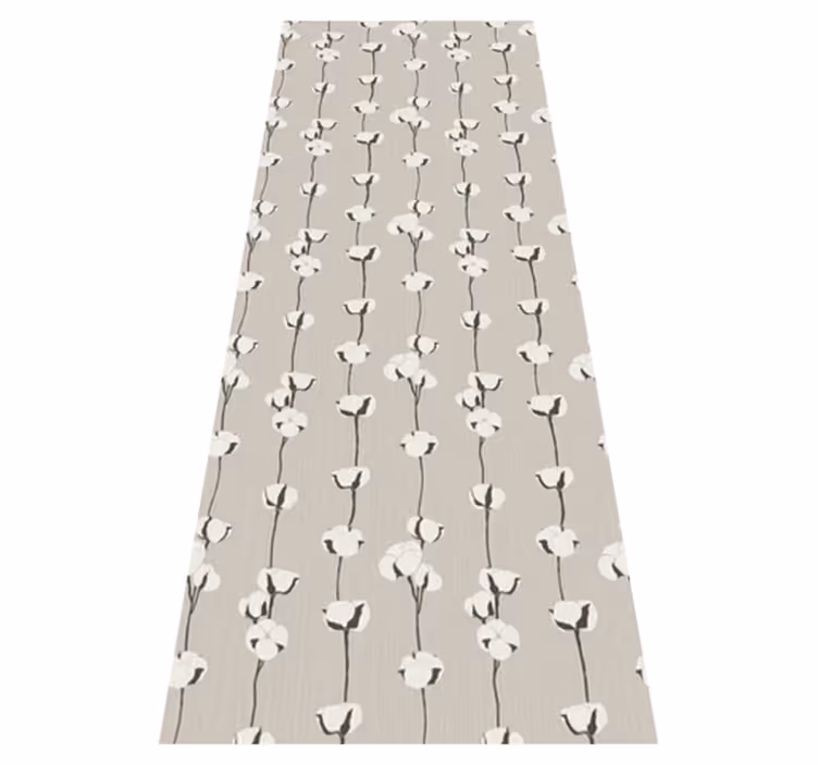 Nature rug new nostalgia artistic cotton flowers - TenStickers