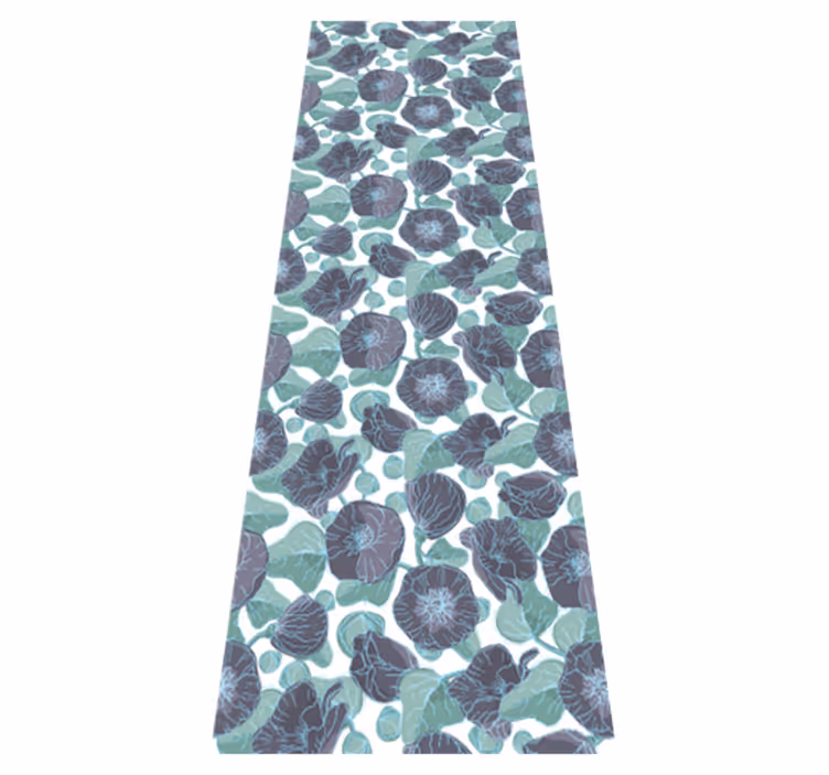 Nature rug mallow blossoms - TenStickers
