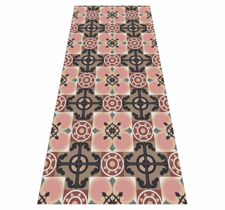Vintage rug inspired by toledo tiles - TenStickers