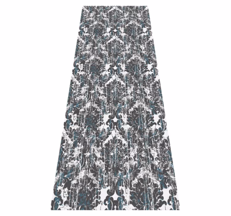 Vintage rug with small elements in old grey tones - TenStickers