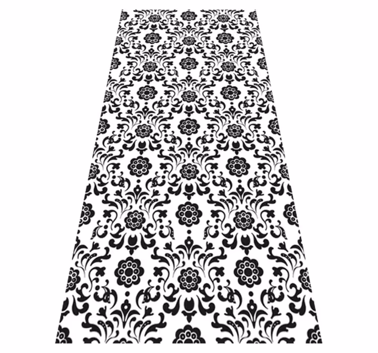 Vintage rug in royal damask design - TenStickers