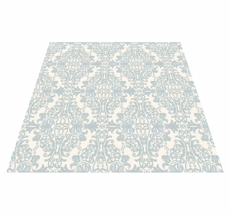 Vintage rug with green pattern - TenStickers