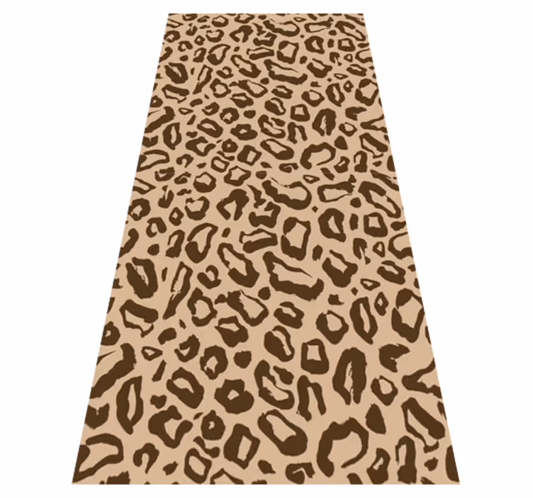 Animal mat with big and small leopard spots - TenStickers