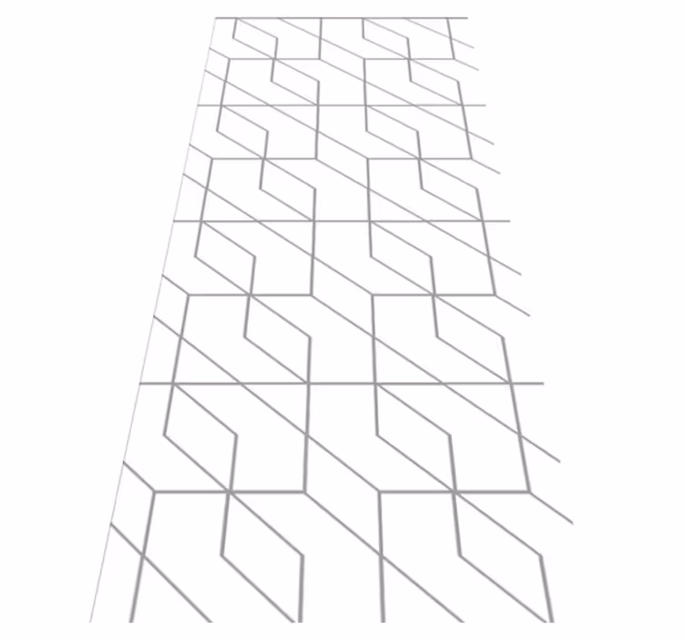 Texture rug geometric minimalistic white squares - TenStickers