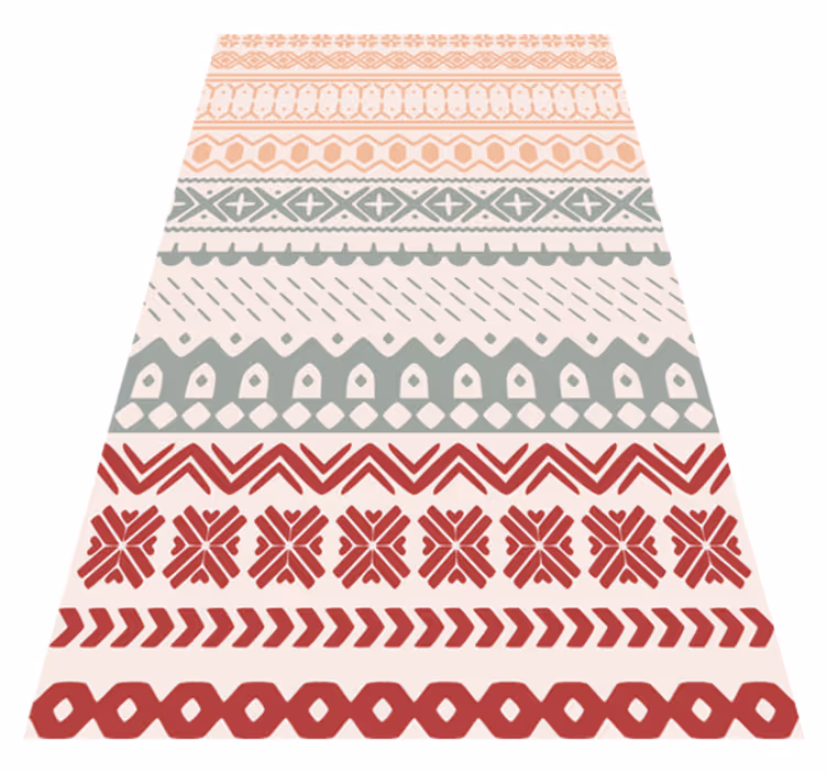 Texture rug with vintage viking pattern - TenStickers